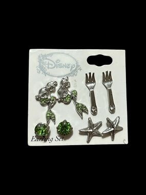 Disney Little Mermaid Earrings Set